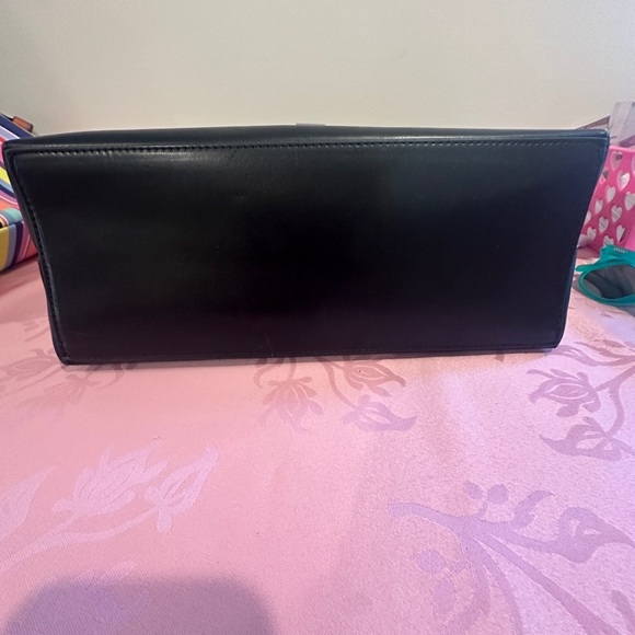 Betsey Johnson black tote with removable zipper pouch - Picture 6 of 7